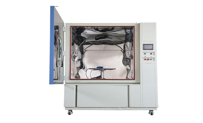 Wie eine Regen-Umwelt kammer wasserdichte Leistung testet