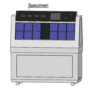 Maßge schneider ter UV-Kammer-Proben halter