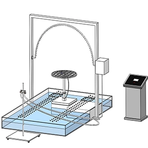 Kein Gehäuse für IPX3-X6-und Wasser zirkulation behälter