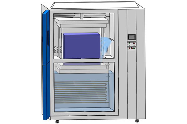 LIB Kaltwasser-Impact-Test-Kammer-in Übereinstimmung mit ISO 16750-4 Standard