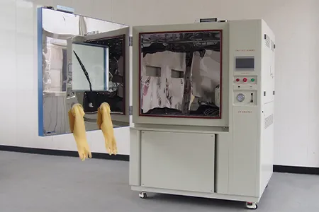 Normen und Verfahren für den Betrieb der Staub prüfkammer IP5X 6X