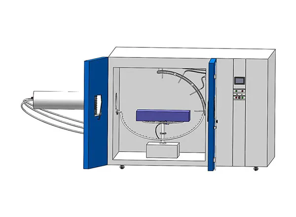 Walk-In-IPX1-IPX9K Regen test kammer